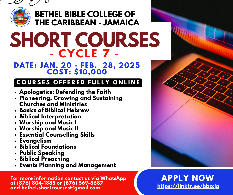Bethel Bible College of the Caribbean - Jamaica - Home